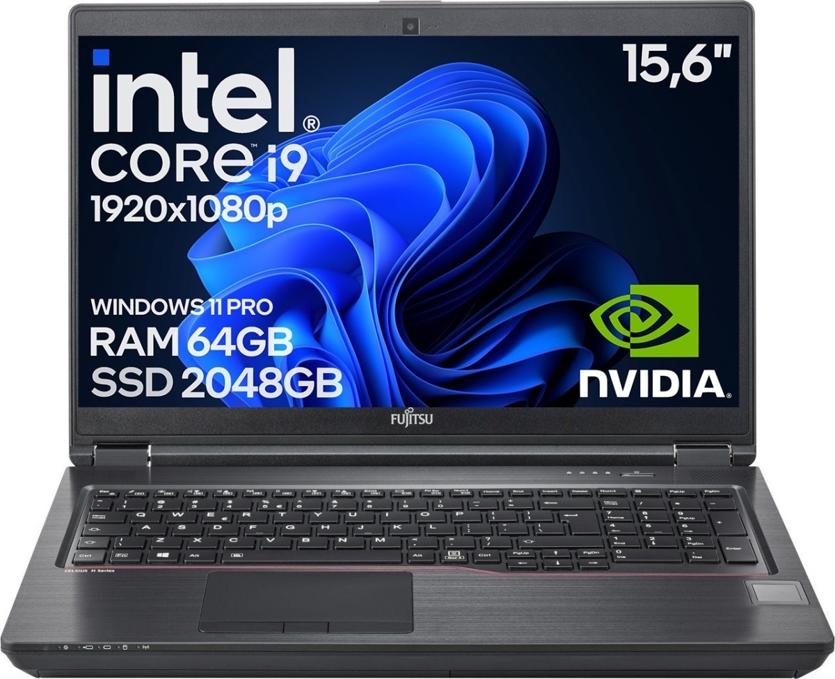 Fujitsu Celsius H7510 Core i9 10GEN 64GB 2TB SSD